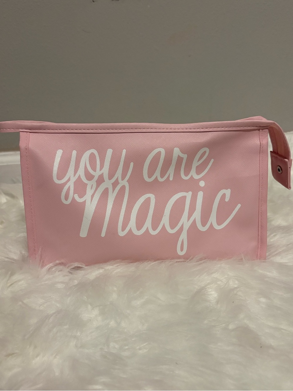 Pink 'You Are Magic' Cosmetic Pouch